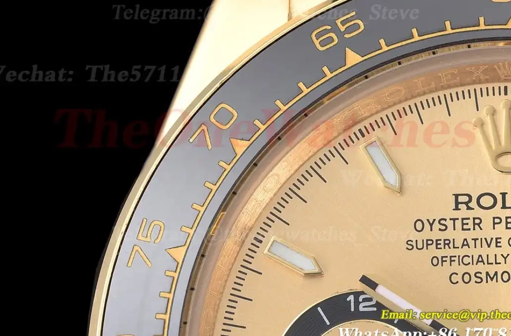 Gold Dia GDF RU Daytona YG 40mm A3836 0514